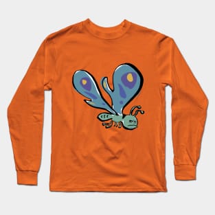 grumpy butterfly Long Sleeve T-Shirt